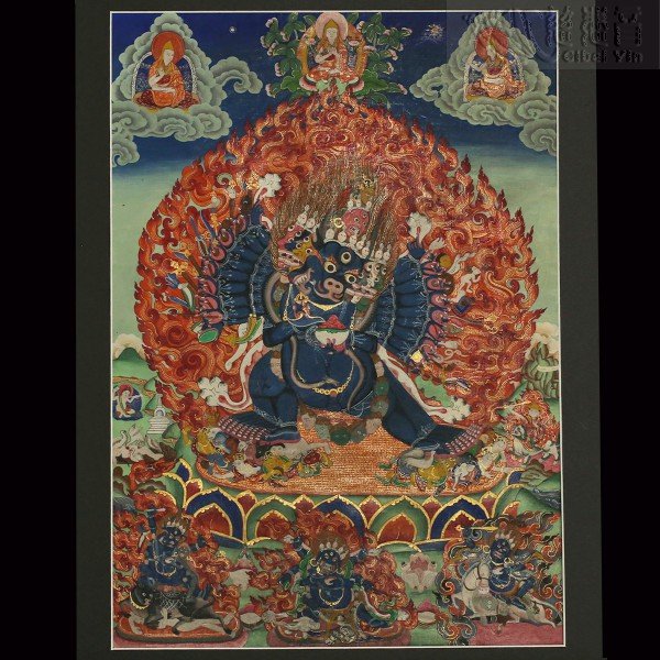 A Thangka Depicting Vajrabhairava