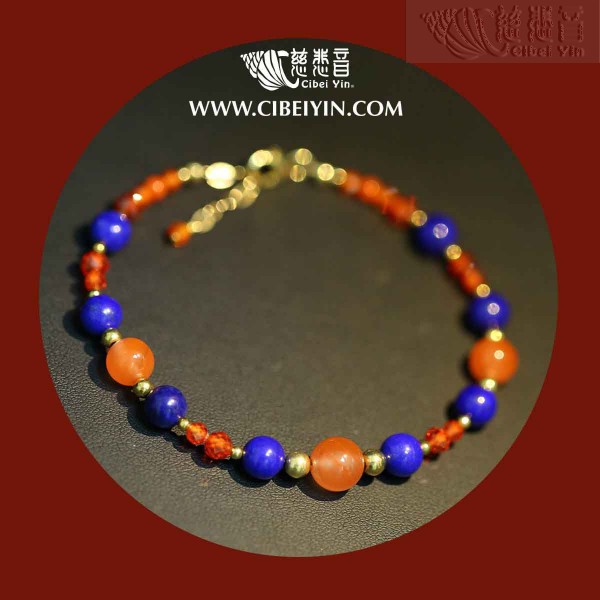 Everything goes well-South Red Agate Bracelet