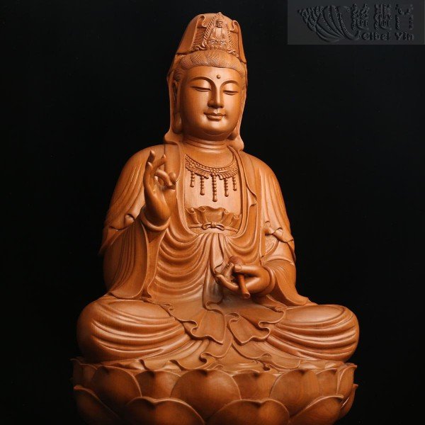 Wooden Guanyin Statue