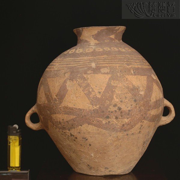 Majiayao Landscape Pattern Painted Pottery Jar