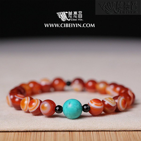 Natural Agate Heavenly Eyes bracelet 01-02 -A