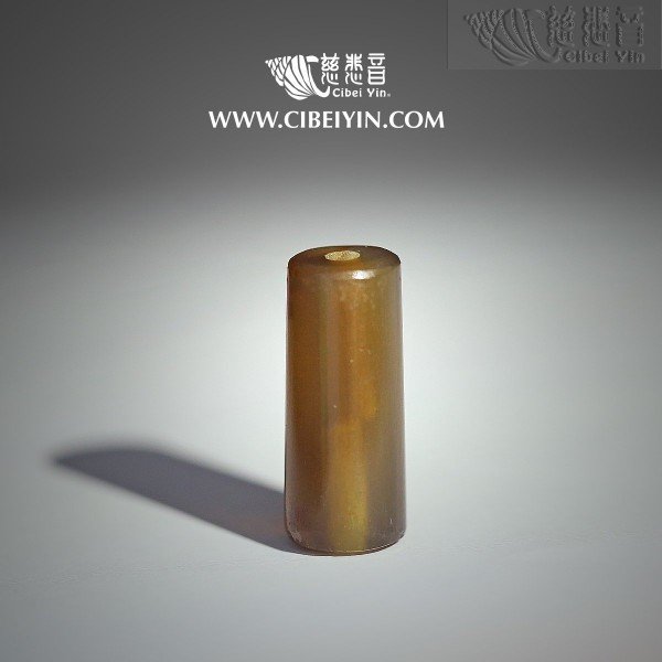 Medicine Buddha Ancient Dzi (crystal clear)-S-M