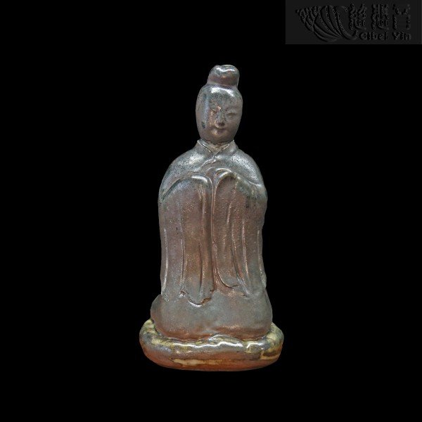 wood-fired ceramic Lady Portrait Decoration 