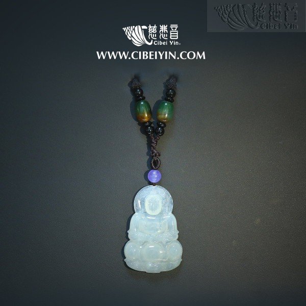 Guanyin Statue Jade Pendant-02