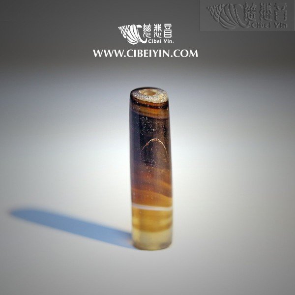 Medicine Buddha Ancient Dzi (crystal clear)-M-217