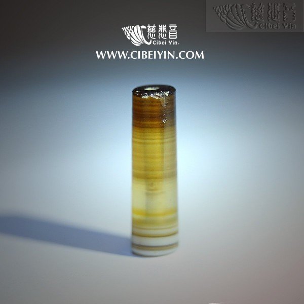 Medicine Buddha Ancient Dzi (crystal clear)-M-219