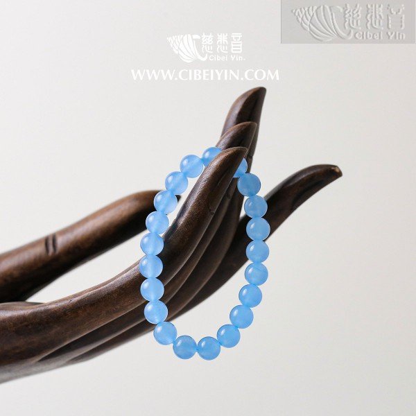 Blue Chalcedony Bracelet - 8mm
