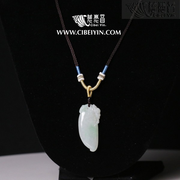 Jade Necklace – “Blessing Gourd”-98