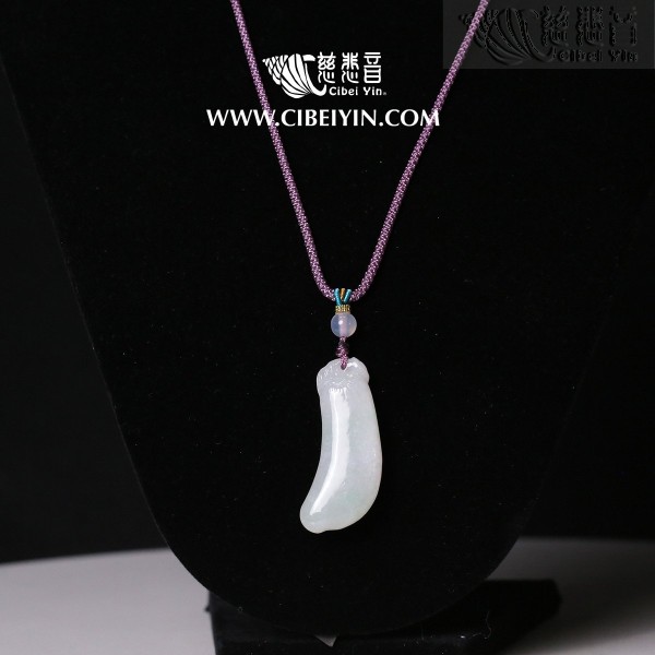 Jade Necklace – “Blessing Gourd”-99