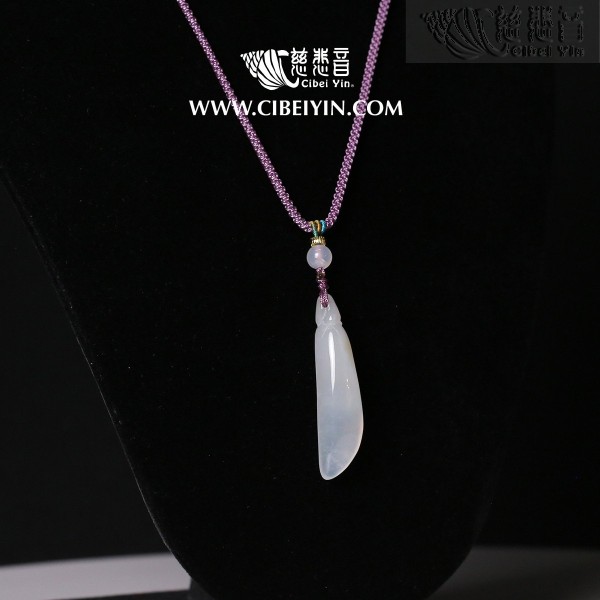 Jade Necklace –“Blessing Gourd”-1F1
