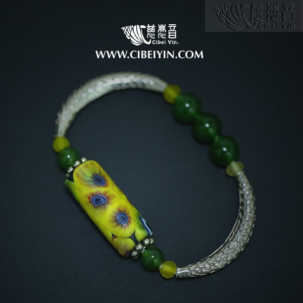 Glazed Crystal Bracelet 416-5
