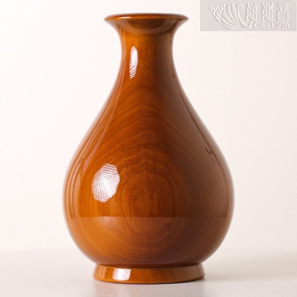 Wood Jade Pot Spring Treasure Vase-large