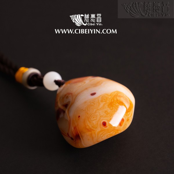 "Eye of Gold Mine"Agate Handheld (Small)-031