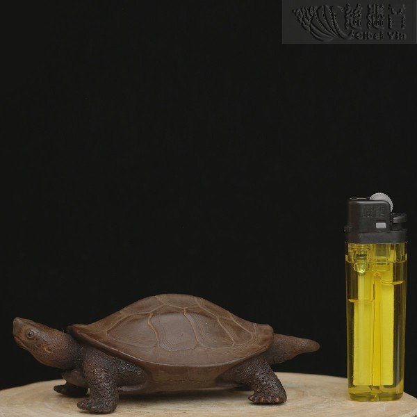 Zisha longevity turtle,Li Zheng Hua style
