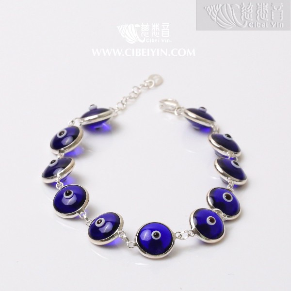 Vajra Eye Bracelet-Dark Blue (10mm)