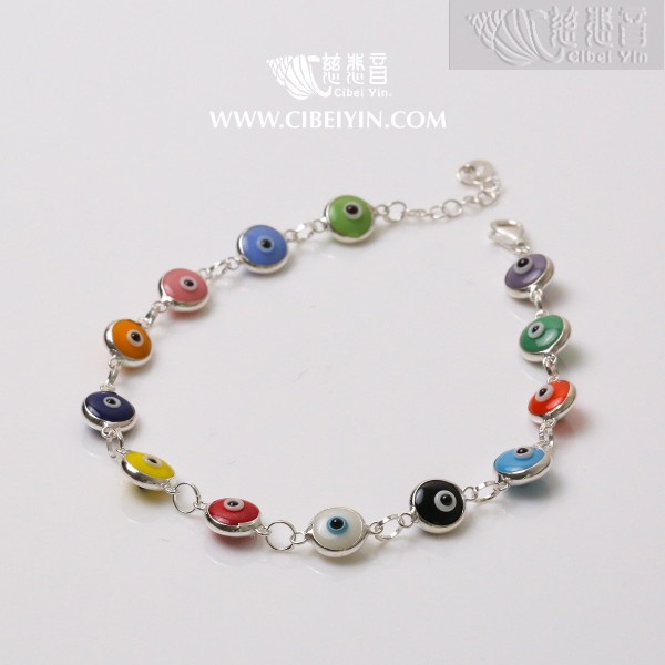 Vajra Eye Bracelet-Mix colour (7mm)