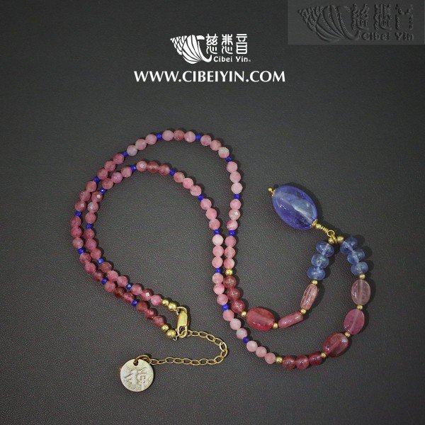 Lotus pond moonlight Necklace-1