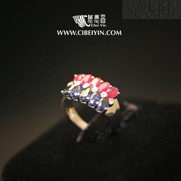 Perfect Fancy sapphire SIL Ring