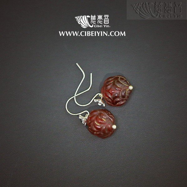 Glazed Crystal Earrings 21-2