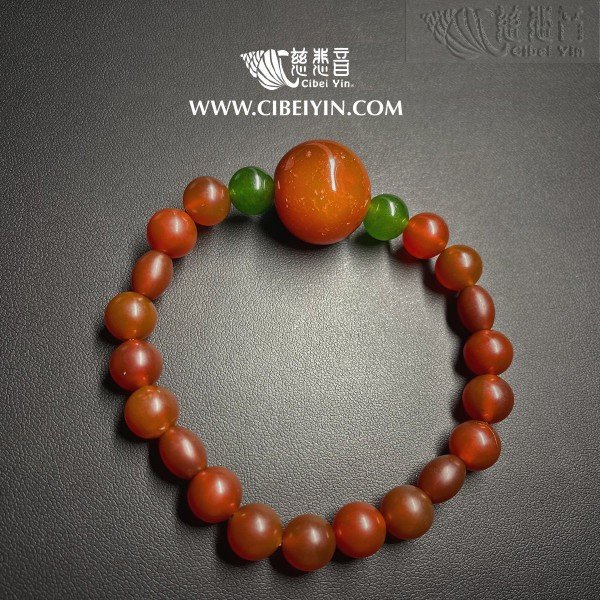 Old agate beads Bracelet 2A-A3