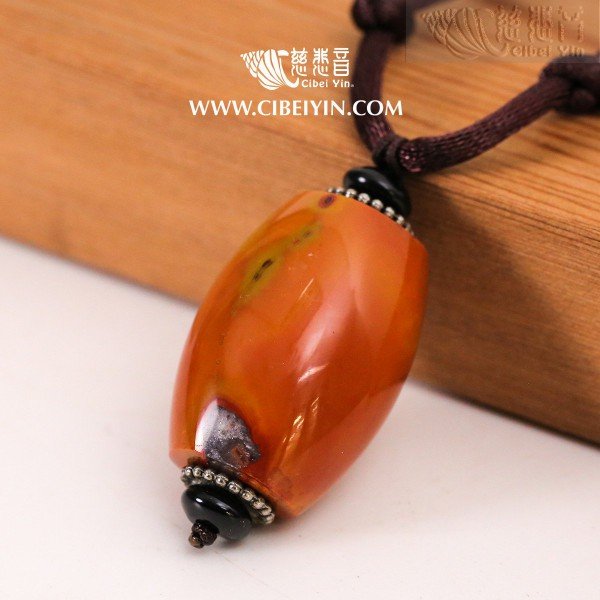  "Ten Thousand Taels of Gold"True Fire Stone Necklace-18-008