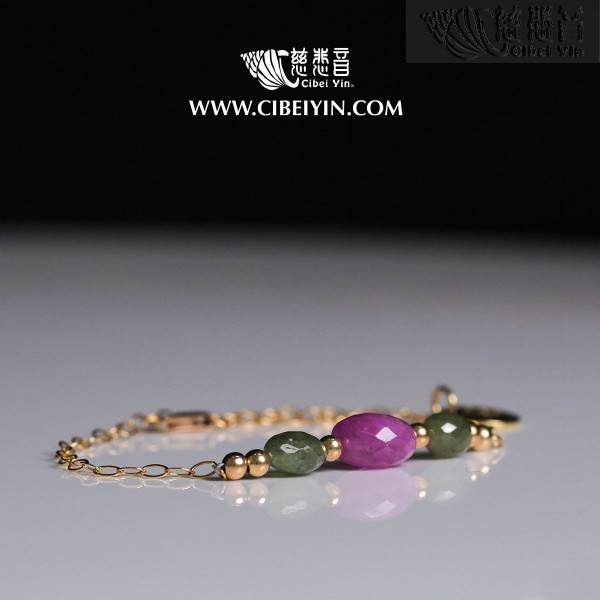 Focus - Multicolored Sapphire Silver Pendant