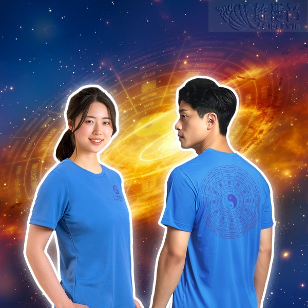 "Life Compass" Energy Bagua Quick-Dry T-shirt 