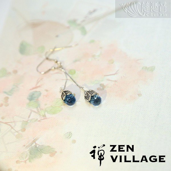 Light of hope -Swiss blue topad 925 silver earrings