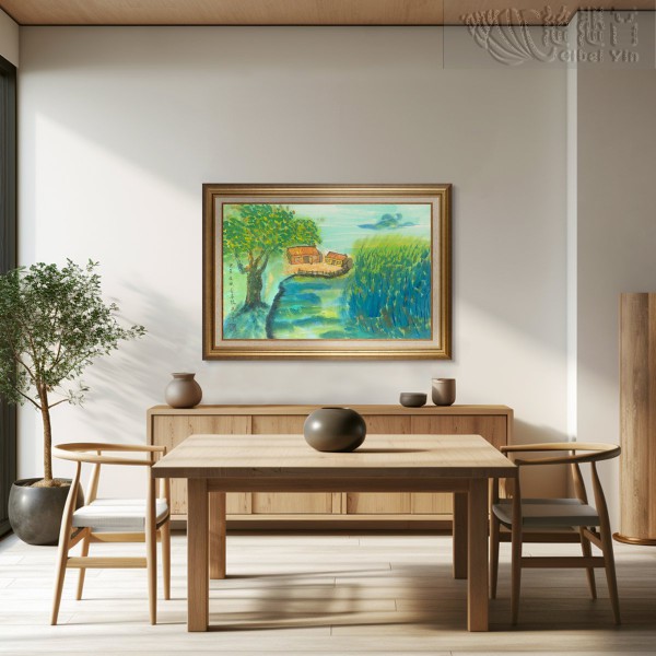 Grandmaster JinBodhi's Artwork - Home by the Reeds (Large)