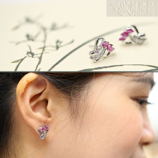 Ruby Earings-Where your heart belongs