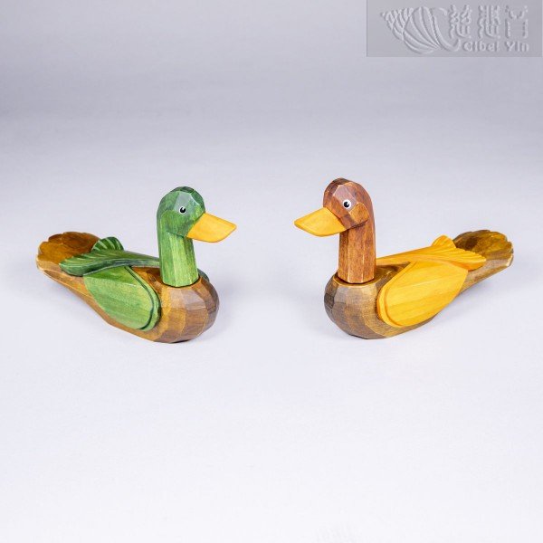 A pair of Contemporary mandarin ducks-1