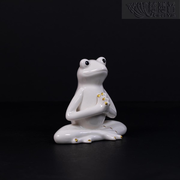 Meditation Froggie – Prayer (White)