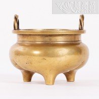 Qing Dynasty 18th Century Xuande Gold Furnace