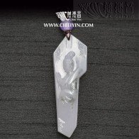 Preaching Guanyin Jadeite pendant-2328
