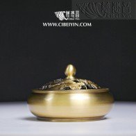 Brass Lotus Incense Burner