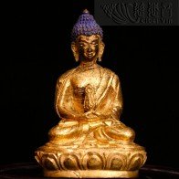 Bronze Gilded Tibetan of Amitayus Buddha