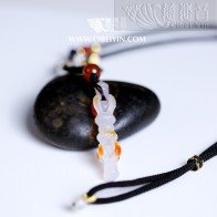 Agate Vajra Pestle 4.5cm Necklace -6