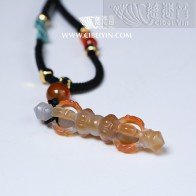 Agate Vajra Pestle 4.5cm Necklace -7