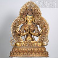 Four-Armed Guanyin Bodhisattva Statue- Revered by Grandmaster JinBodhi