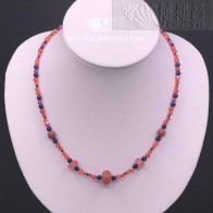 Achive Dreams--South Red Agate Necklace (GF Gold)