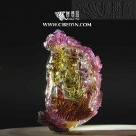 Tourmaline Guanyin Pendant
