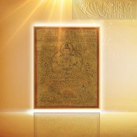 The Ming Dynasty Four-Arm Guanyin Bodhisattva Golden Thangka(Medium)