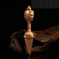 Handheld Wooden Phurba