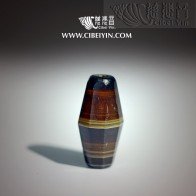 Medicine Buddha Ancient Dzi (eight ridges shape)-L-C
