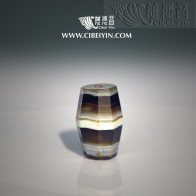 Medicine Buddha Ancient Dzi (eight ridges shape)-L-B