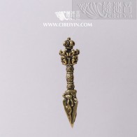 Brass Phurba Vajra Dagger (10×55 mm)