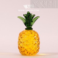 "Prosperity Pineapple" Glaze Crystal Ornament