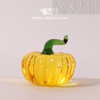 "Mr. Pumpkin" Glaze Crystal Ornament