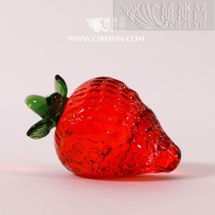 "Strawberry Sweetness" Glaze Crystal Ornament