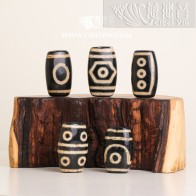 Dzi Bead (Brown/Black) – 40 mm – Random Shipment